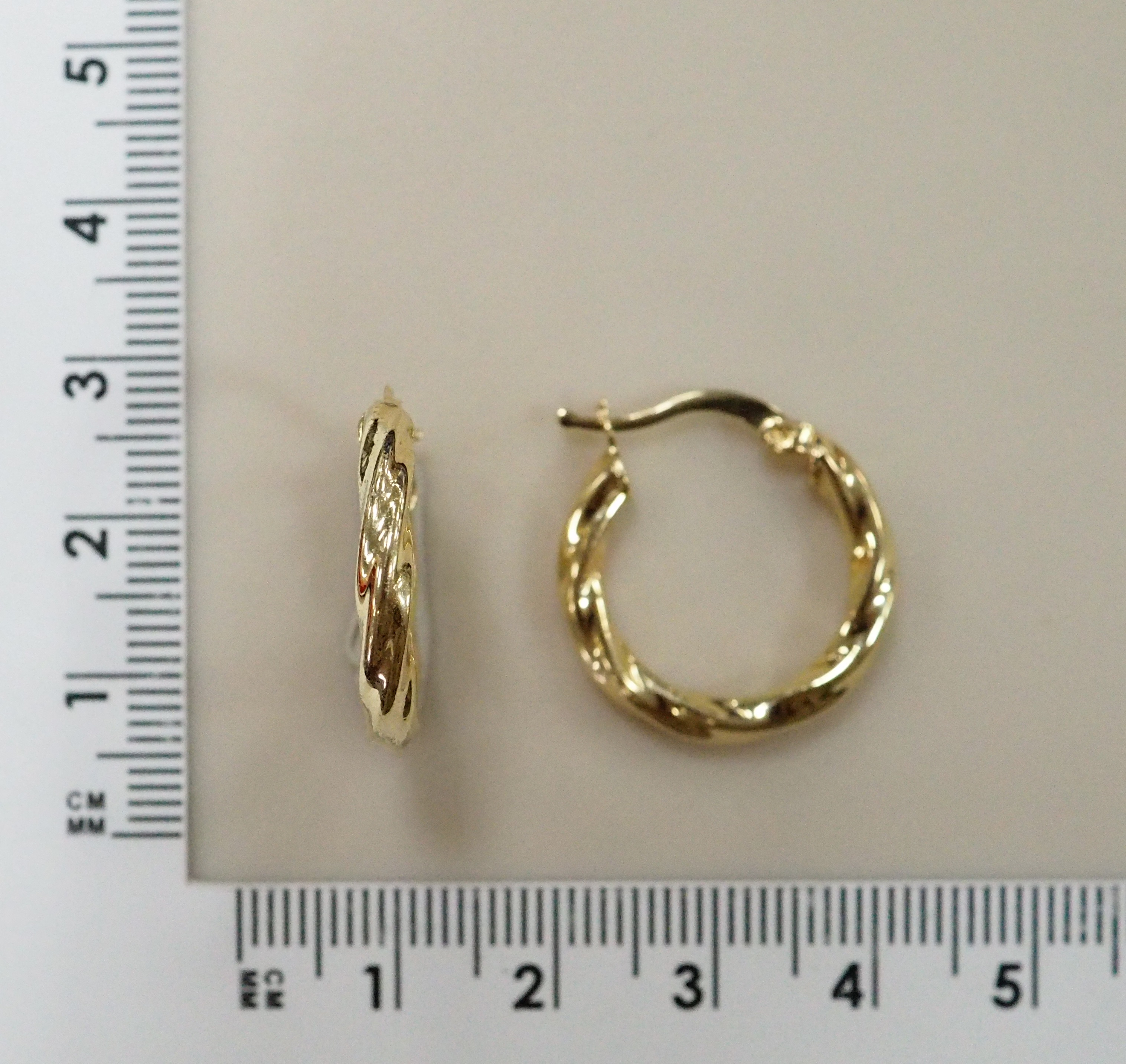 Серьги из желтого золота